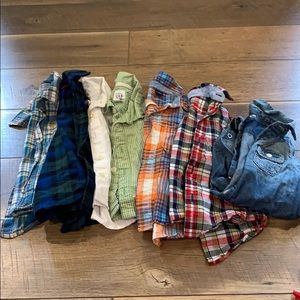 7 18month button down baby gap Janie&jack chambray